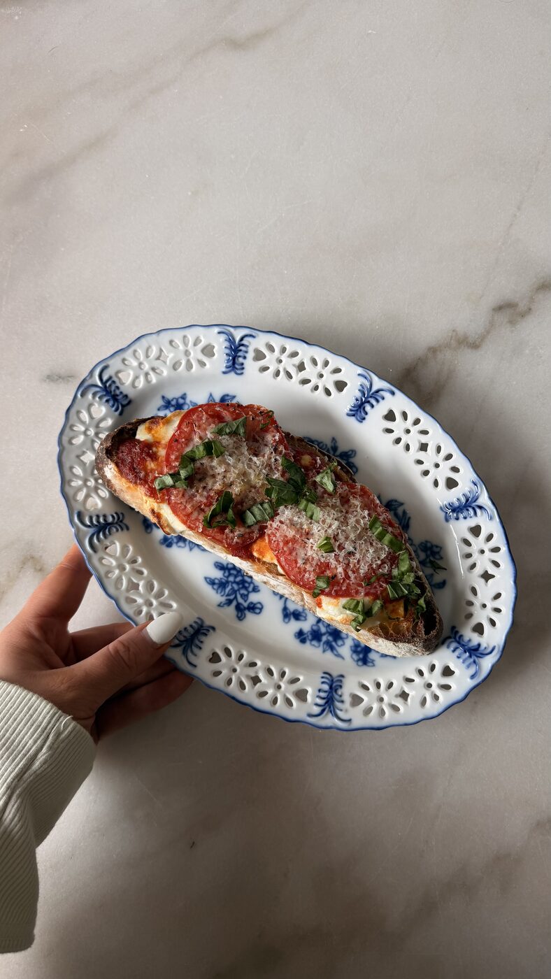 Tomato basil bruschetta