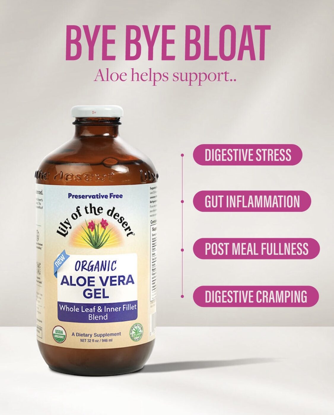Bye bye bloat graphic