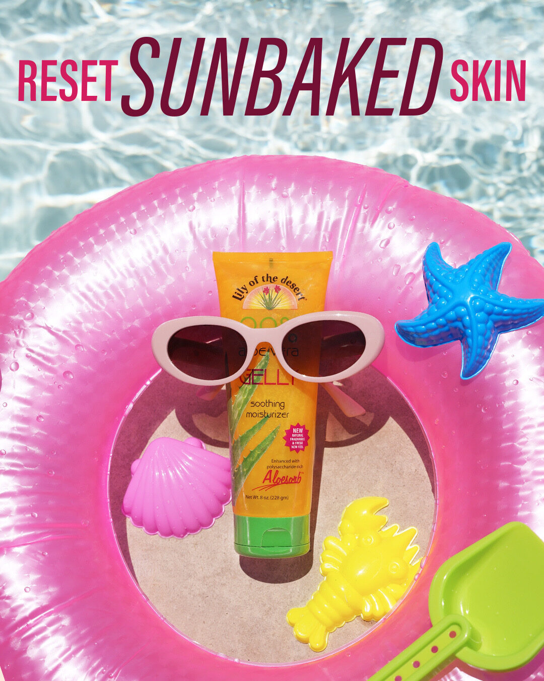 Reset sunbaked skin gelly