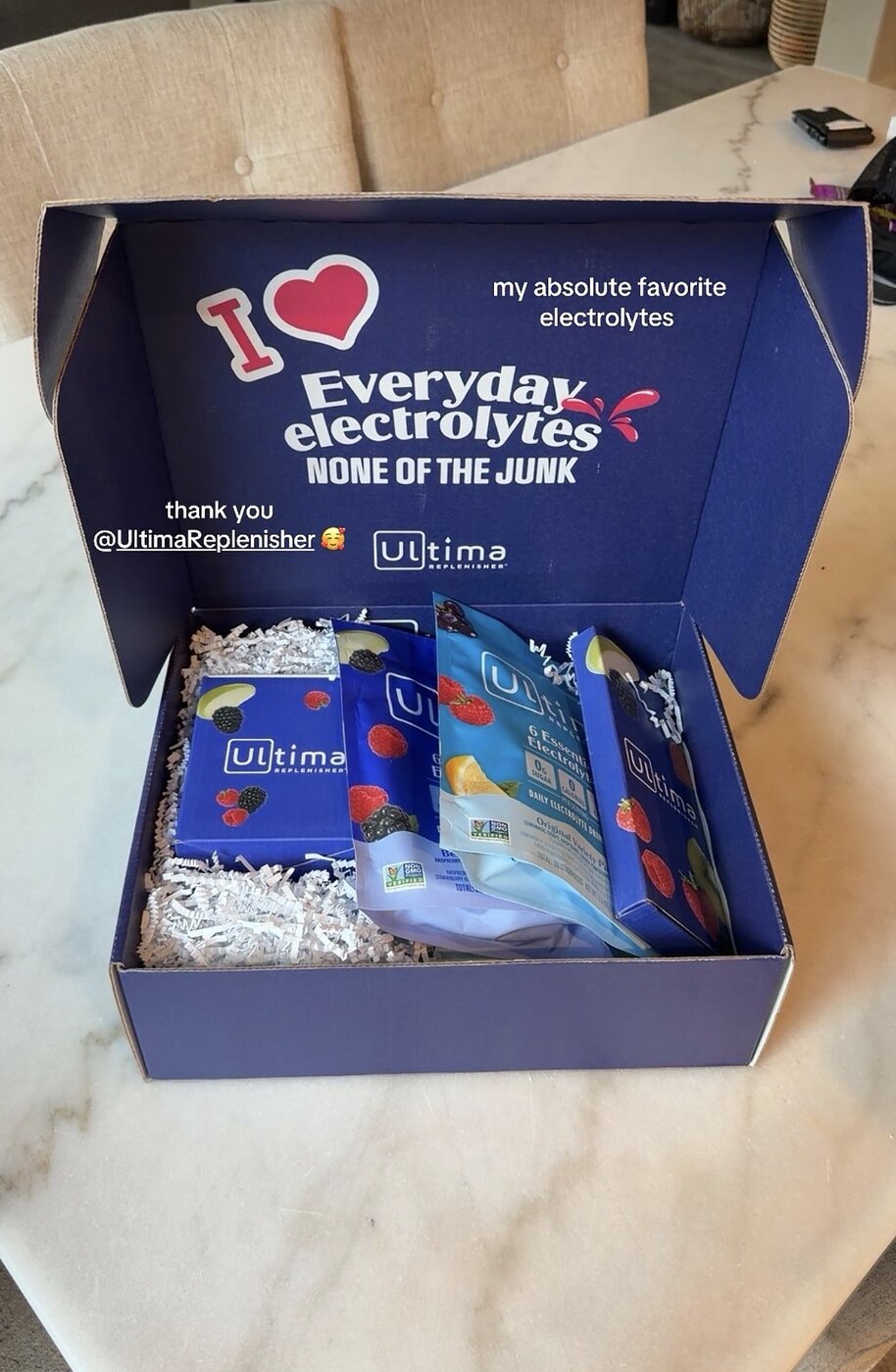 Ultima Electrolytes unboxing